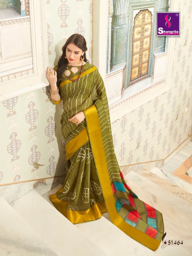 Shangrila By Saloni Linen Rich Collection Of Linen Sarees Catalogue