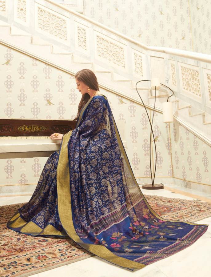 Shangrila By Saloni Linen Rich Collection Of Linen Sarees Catalogue