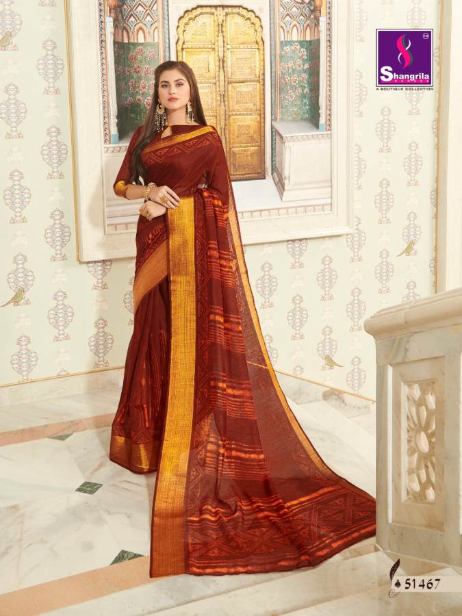 Shangrila By Saloni Linen Rich Collection Of Linen Sarees Catalogue