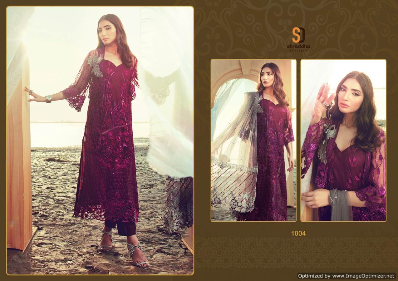 Shraddha Erwann Faux Georgette Pakistani Suits Collection