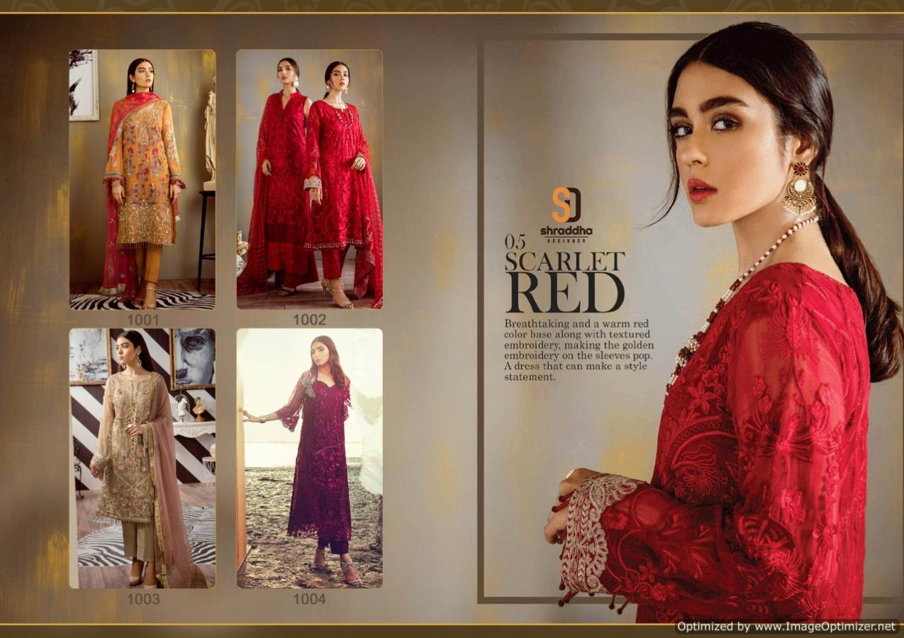 Shraddha Erwann Faux Georgette Pakistani Suits Collection