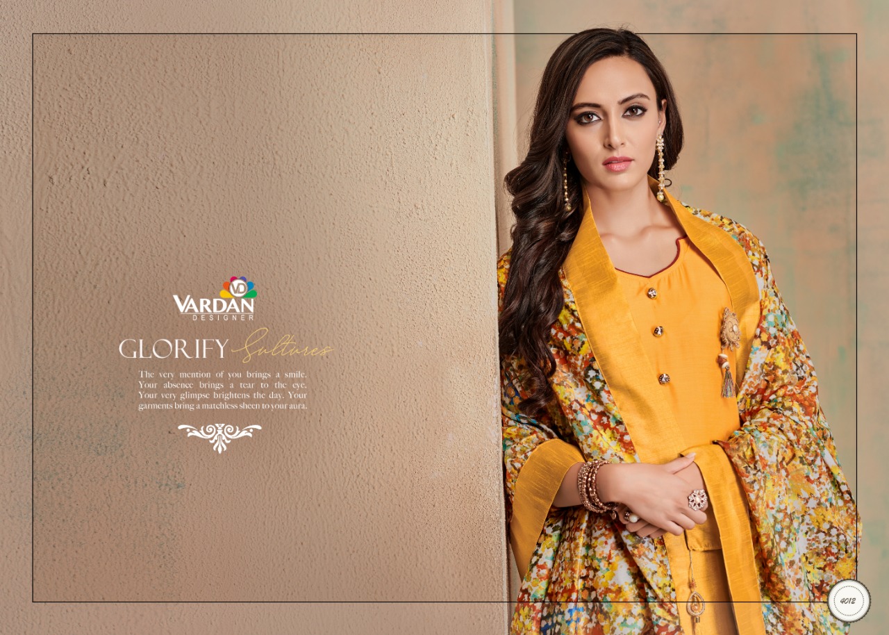 Vardan Designer Kanishka Vol 1 Fesival Wear Kurtis, Bottom And Dupatta Collection.