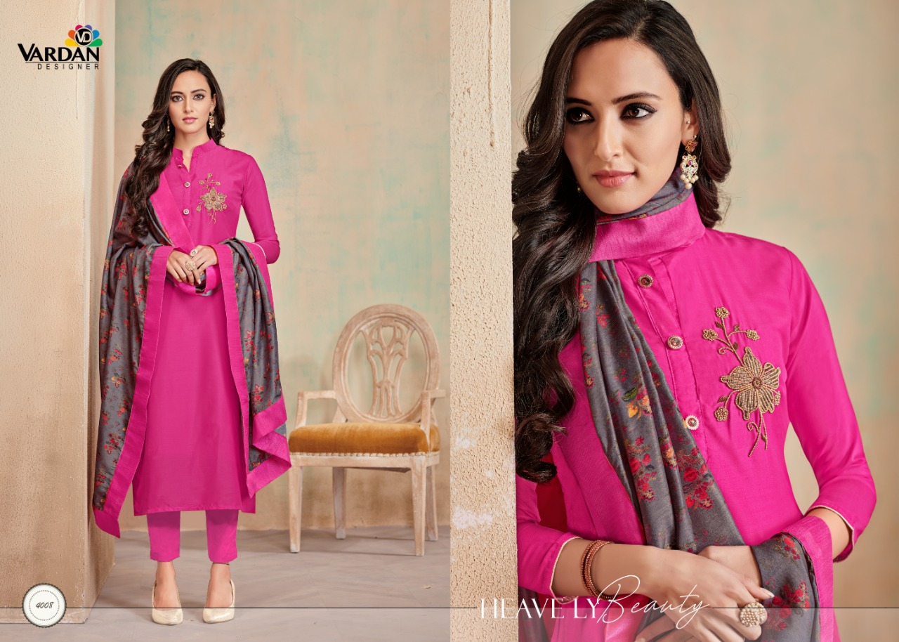 Vardan Designer Kanishka Vol 1 Fesival Wear Kurtis, Bottom And Dupatta Collection.