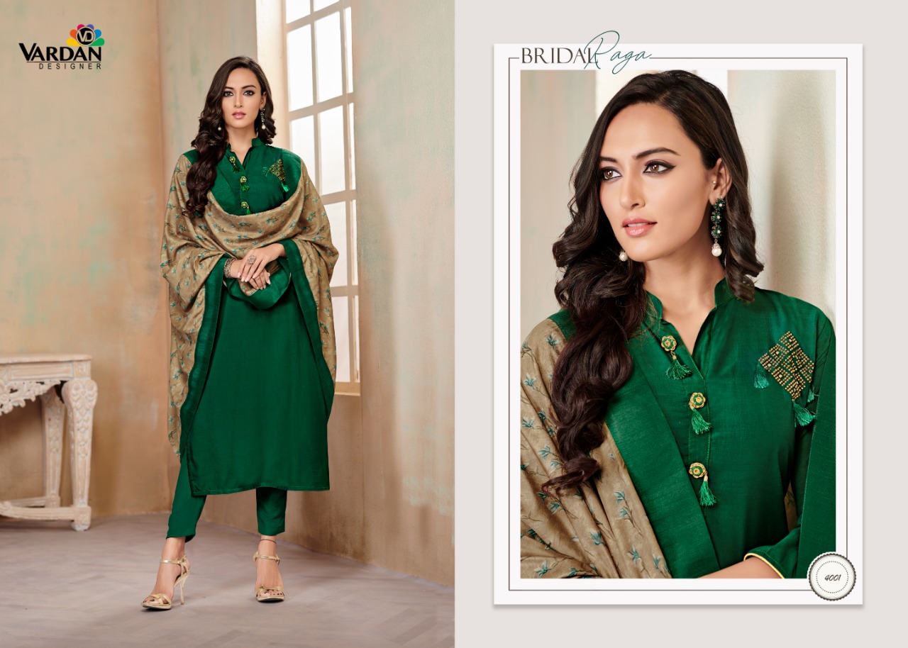 Vardan Designer Kanishka Vol 1 Fesival Wear Kurtis, Bottom And Dupatta Collection.