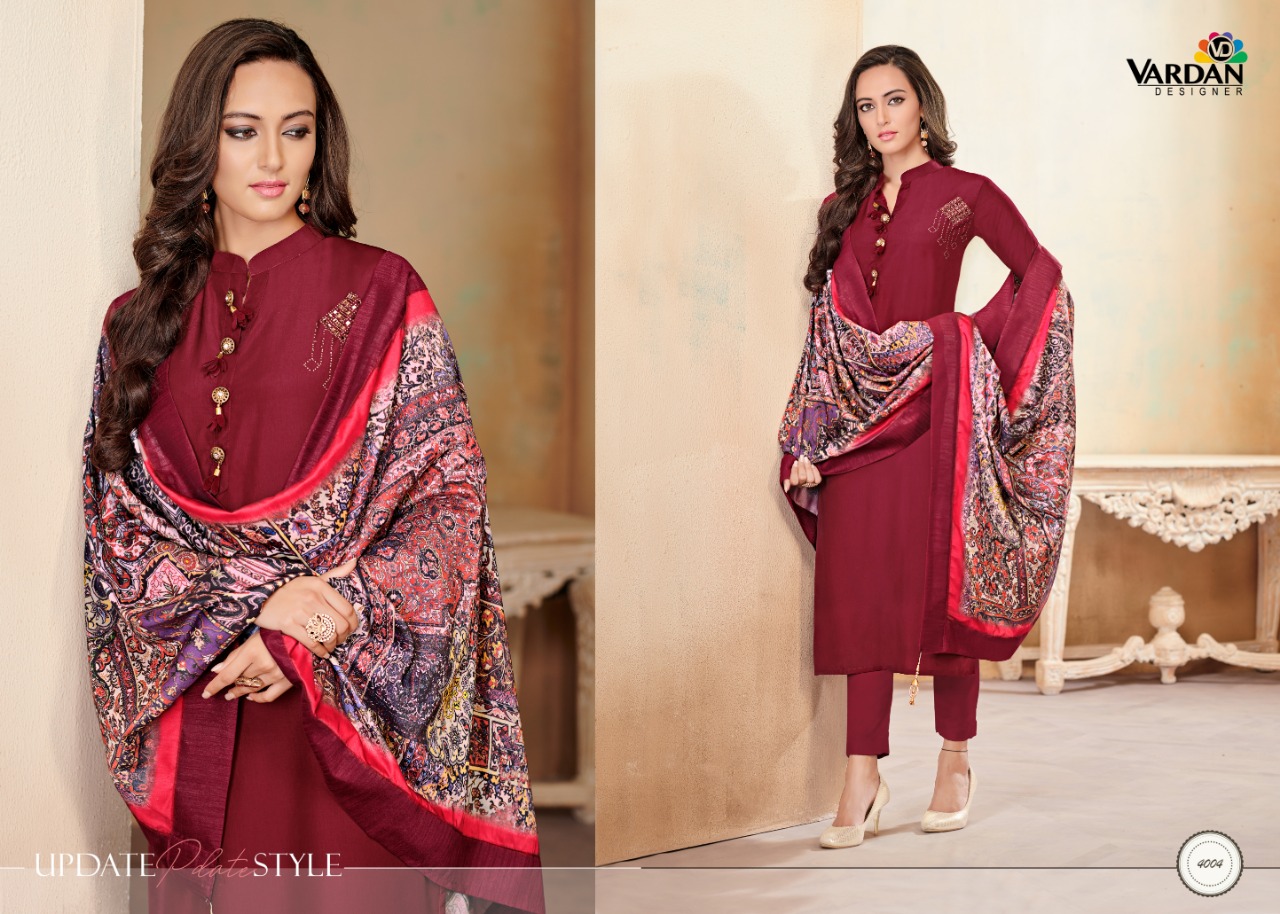 Vardan Designer Kanishka Vol 1 Fesival Wear Kurtis, Bottom And Dupatta Collection.