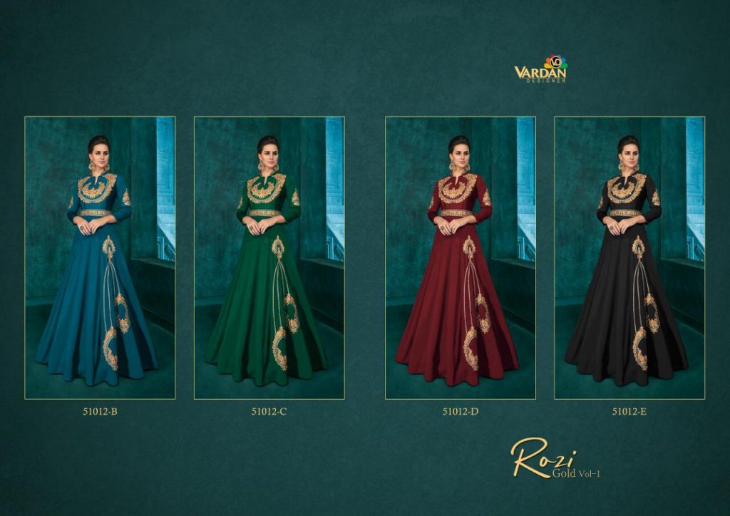 Vardan Designer Present Rozi Gold Vol 1 Radymade Collection.