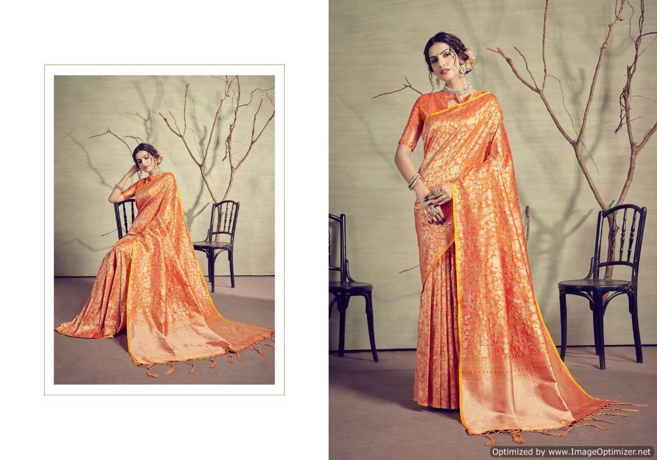Ynf Present Anjuman Festival Wear Silk Sarees Collection