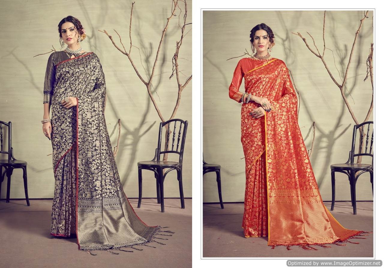 Ynf Present Anjuman Festival Wear Silk Sarees Collection