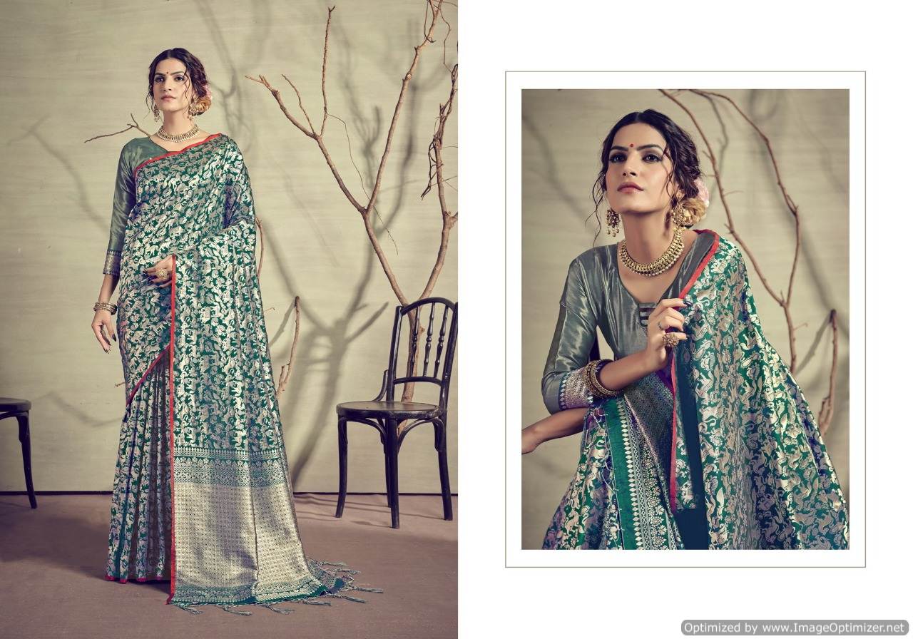 Ynf Present Anjuman Festival Wear Silk Sarees Collection