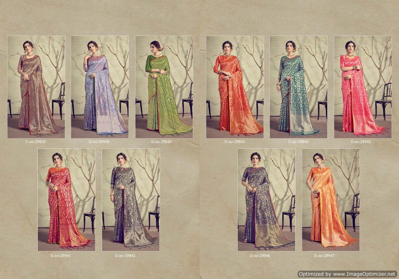 Ynf Present Anjuman Festival Wear Silk Sarees Collection