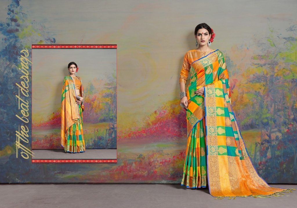 Ynf Paresent Vamana Silk Festival Wear Sarees Collection.