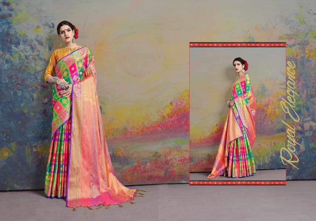 Ynf Paresent Vamana Silk Festival Wear Sarees Collection.