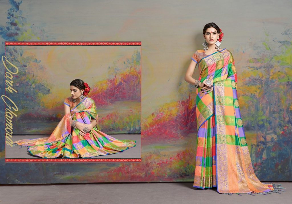 Ynf Paresent Vamana Silk Festival Wear Sarees Collection.