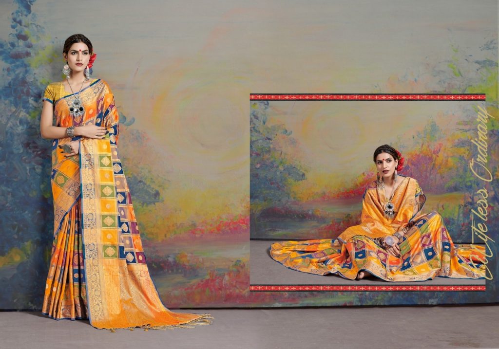 Ynf Paresent Vamana Silk Festival Wear Sarees Collection.