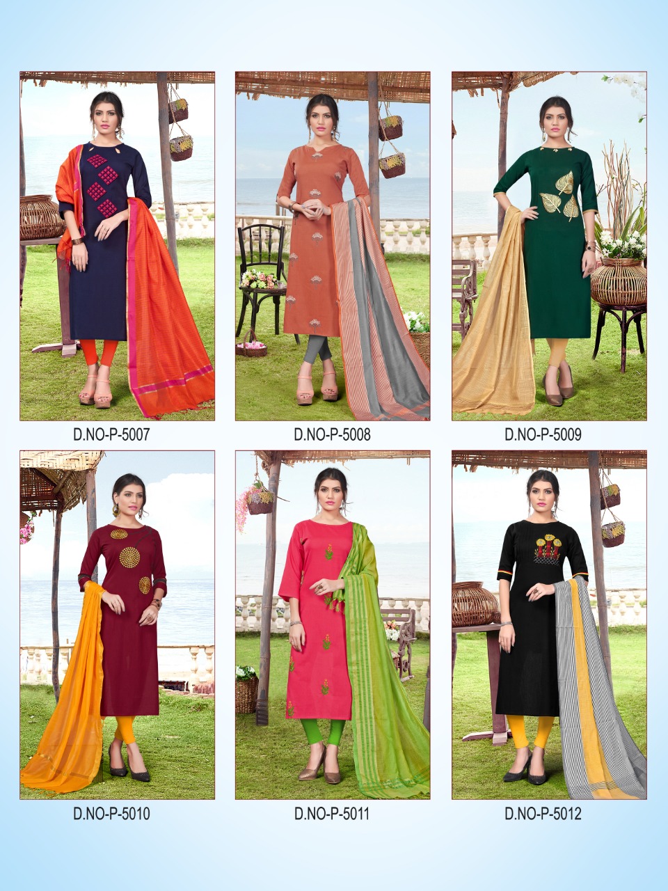 Kanika Present Rangoon Vol 2 Kurtis With Dupatta Collection.