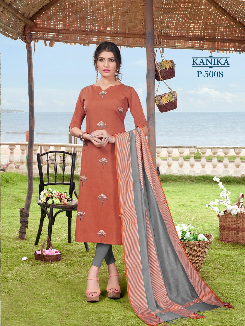Kanika Present Rangoon Vol 2 Kurtis With Dupatta Collection.