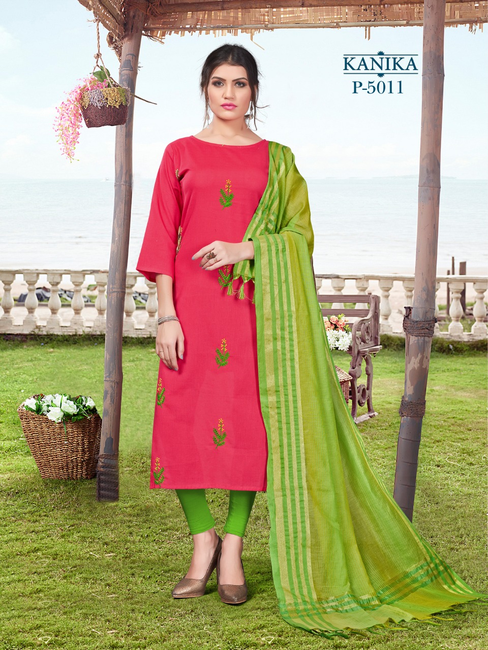 Kanika Present Rangoon Vol 2 Kurtis With Dupatta Collection.