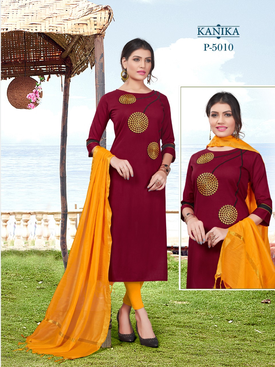 Kanika Present Rangoon Vol 2 Kurtis With Dupatta Collection.