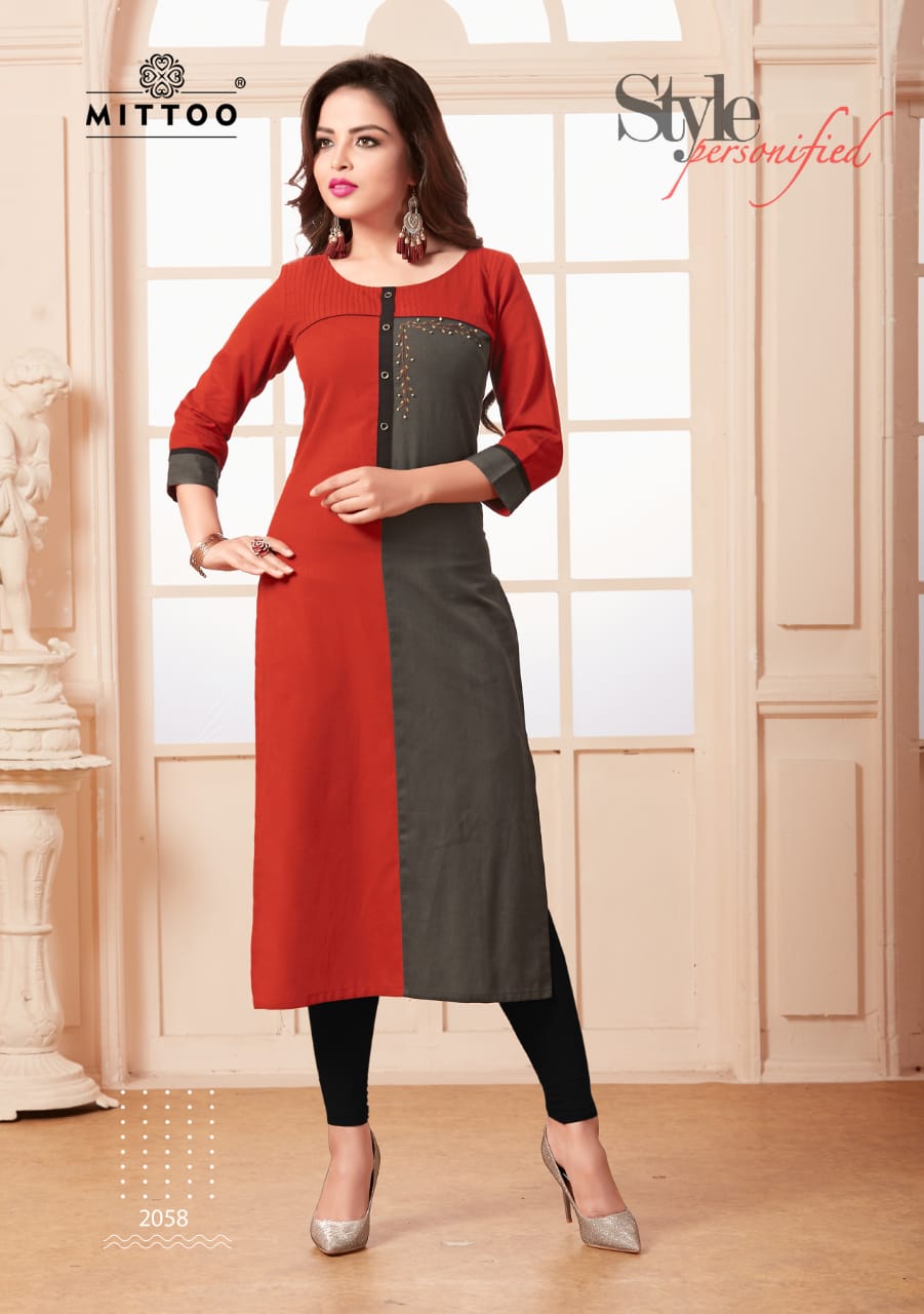 Mittoo Present Priyal Vol 8 Casual Wear Kurtis Collection