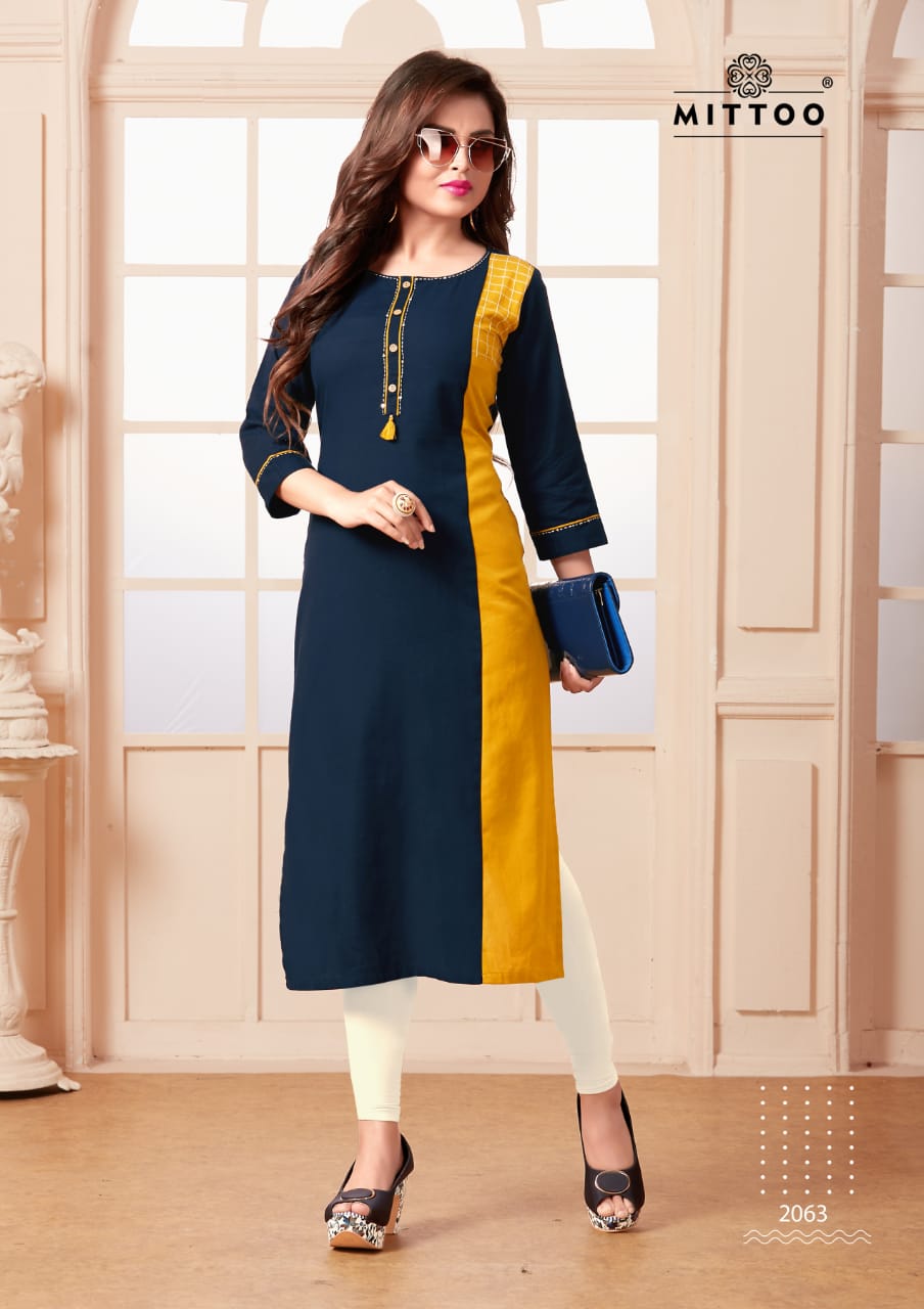 Mittoo Present Priyal Vol 8 Casual Wear Kurtis Collection
