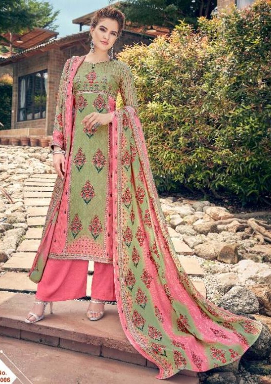 Belliza Present Masakali Pure Pashmina Dress Material Catalogue