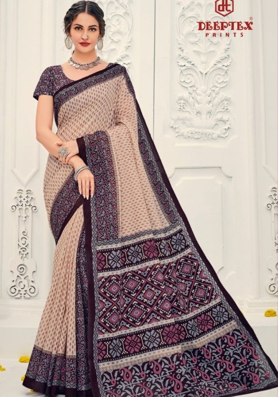 Deeptex Mother India Vol 32 Pure Cotton Printed Sarees Catalogue