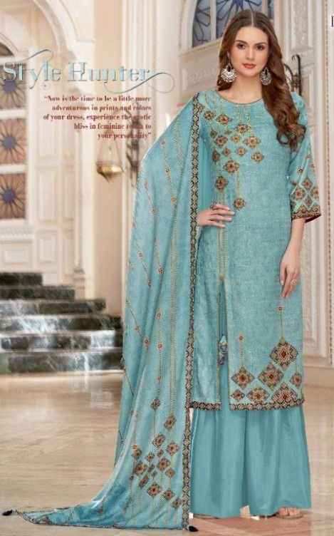 Alok By Bhoomiti Pure Pashmina Designer Dress Material