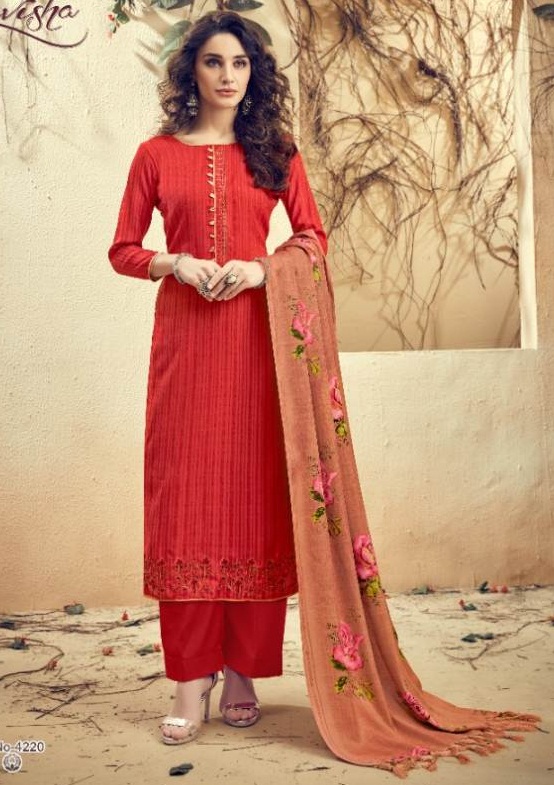 Levisha By The Magnet Pure Pashmina Printed Dress Material Catalogue