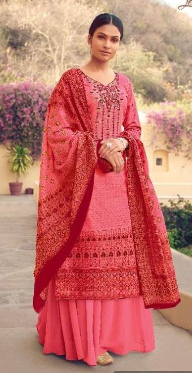 Levisha By Zaina Pure Pashmina Printed Dress Material Catalogue