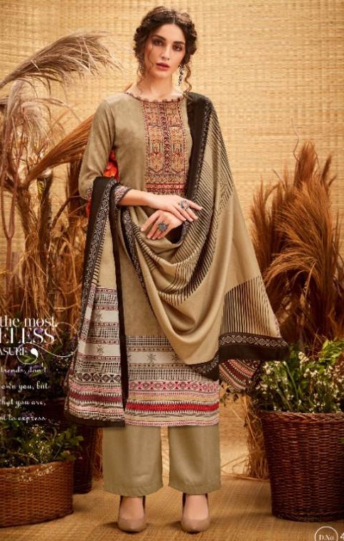 Levisha By Pakiza Vol 2 Pure Pashmina Printed Dress Material