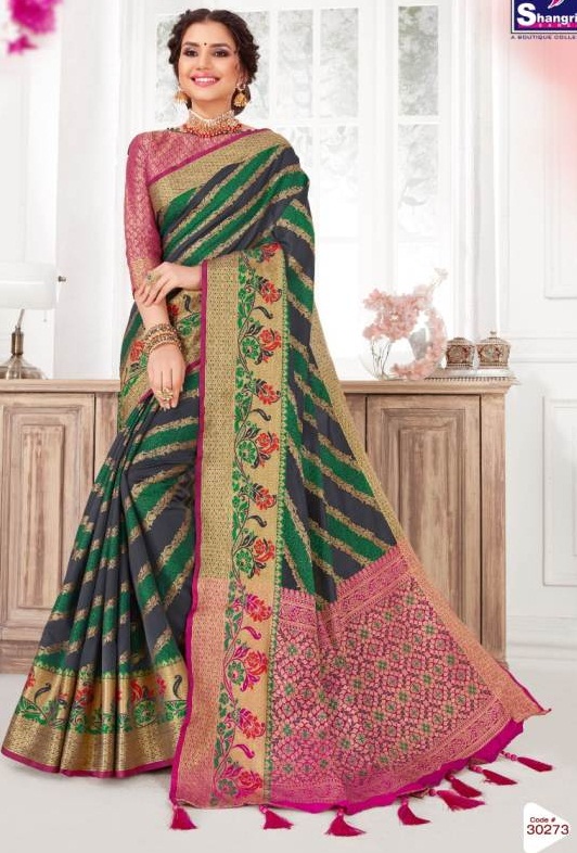 Shangrila By Jeevika Silk Vol 3 Festive Wear Silk Saree Collection