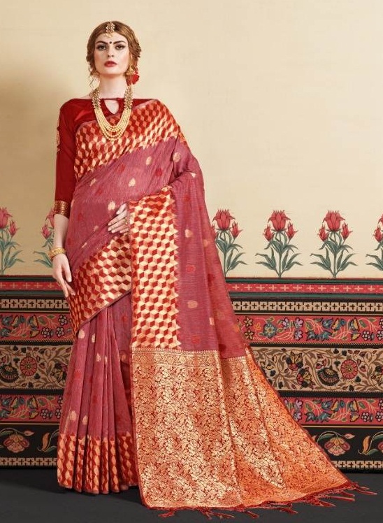 Ynf By Kranti Silk Linen Art Silk Sarees Collection