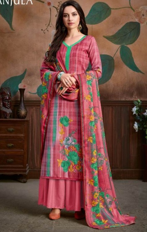 Alok By Manjula Vol 3 Pure Pashmina Designer Dress Material Catalogue