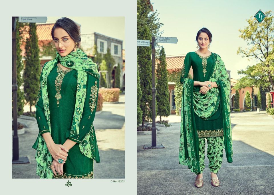 Tanishk Presents  Royal Silk 10 Heavy Designer Salwar Suits