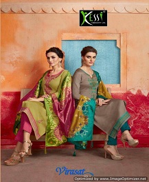 Kessi Presents Virasat Vol 5 Jam Silk Designer Dress Material