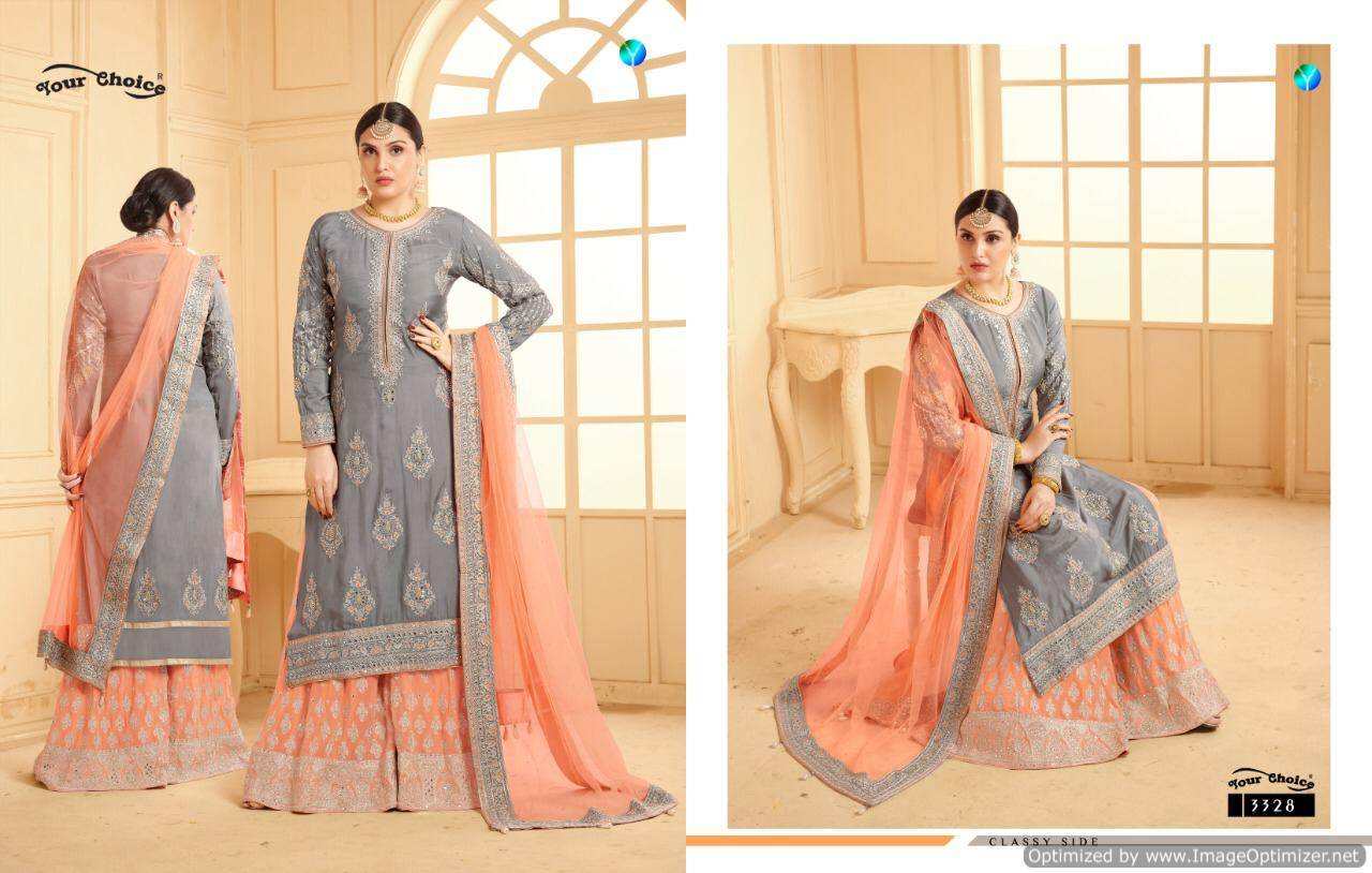 Y.c Presents Sarara Vol 12 Designer Embroidered Salwar Suits Catalogue