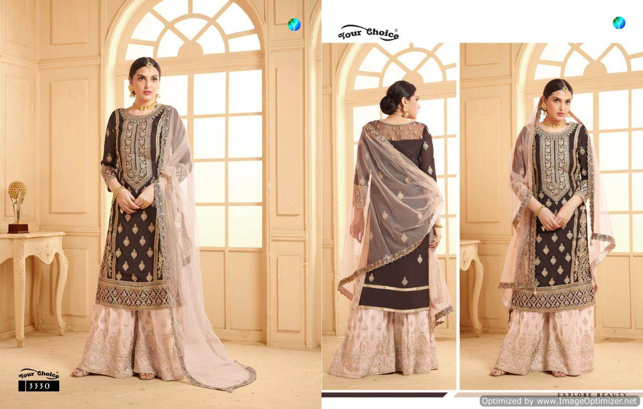 Y.c Presents Sarara Vol 12 Designer Embroidered Salwar Suits Catalogue
