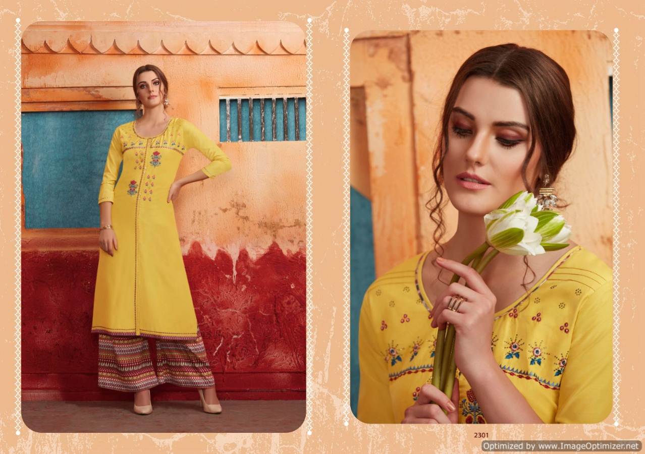 Rangoon Presents First Look Straight Kurtis Catalogue