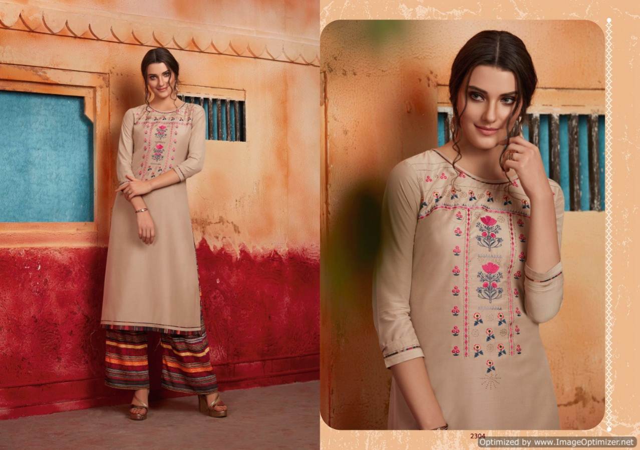 Rangoon Presents First Look Straight Kurtis Catalogue