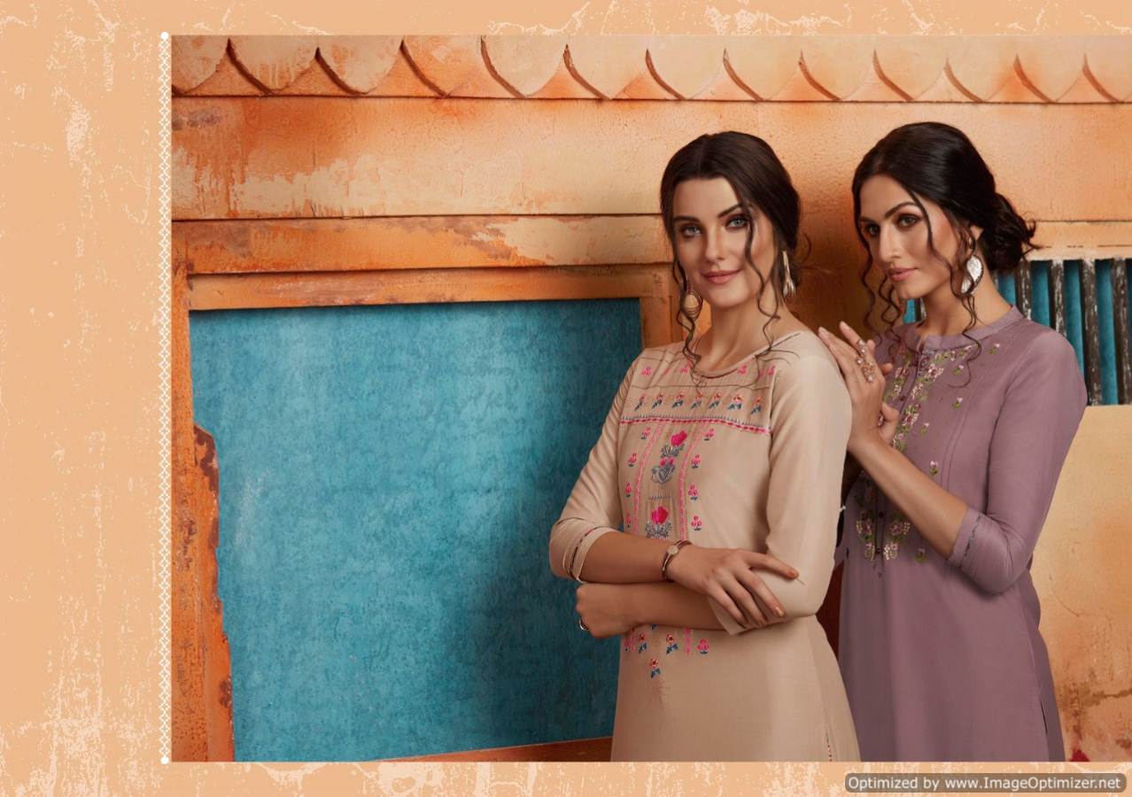 Rangoon Presents First Look Straight Kurtis Catalogue