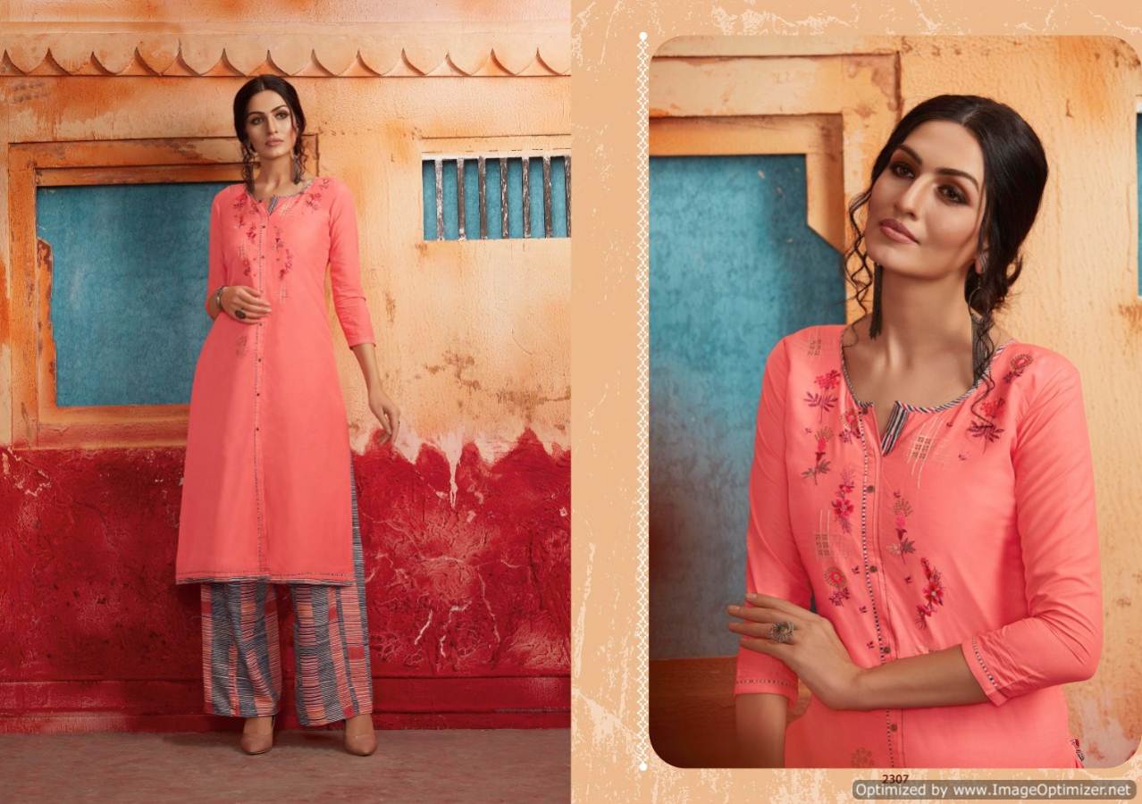 Rangoon Presents First Look Straight Kurtis Catalogue