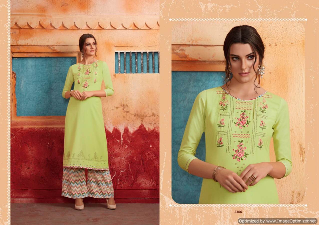 Rangoon Presents First Look Straight Kurtis Catalogue
