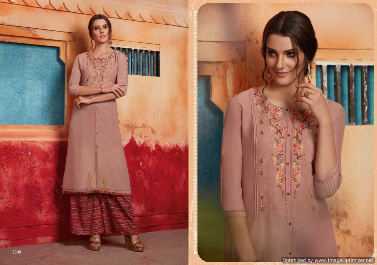 Rangoon Presents First Look Straight Kurtis Catalogue