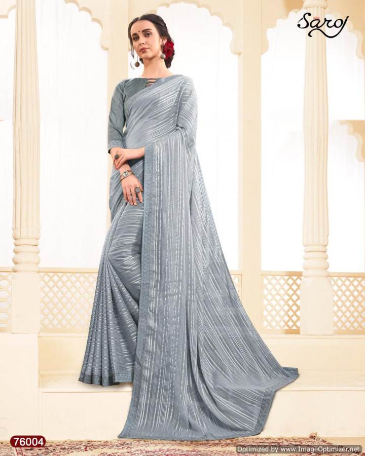 Saroj By Super Line Stylish Georgette Saree Collection