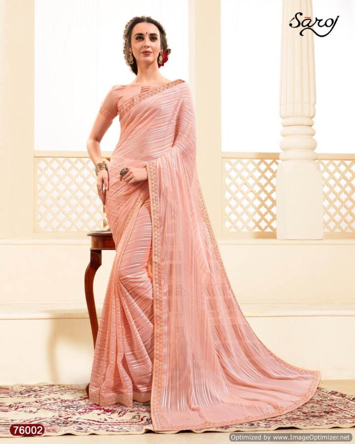 Saroj By Super Line Stylish Georgette Saree Collection