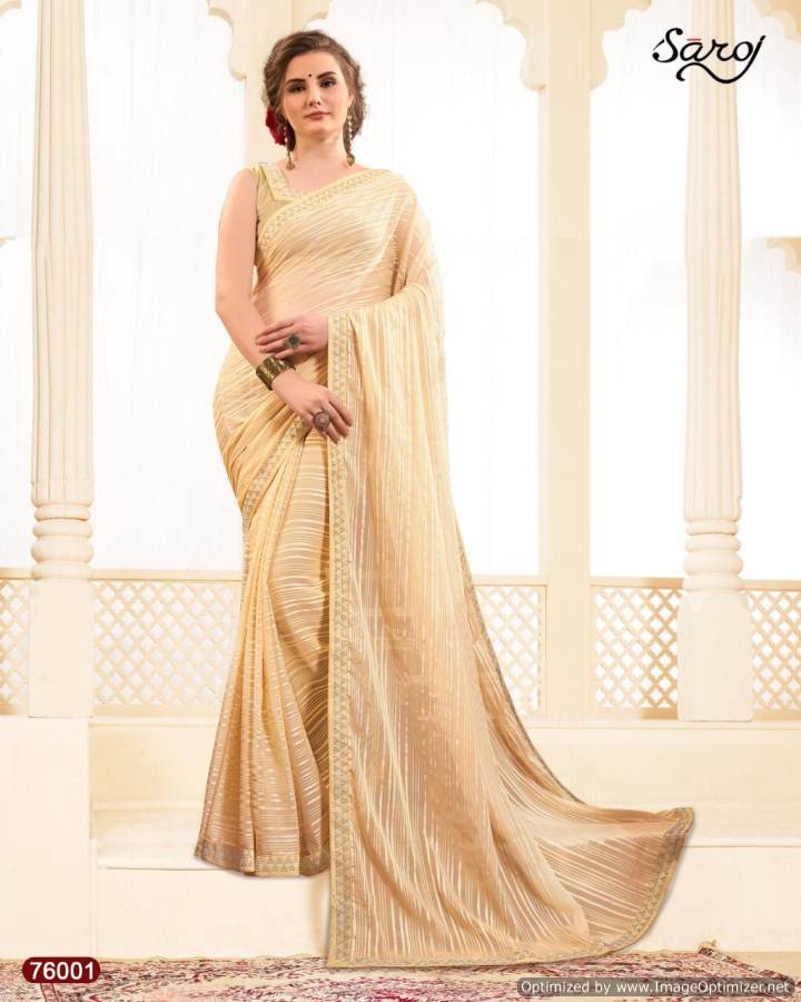 Saroj By Super Line Stylish Georgette Saree Collection