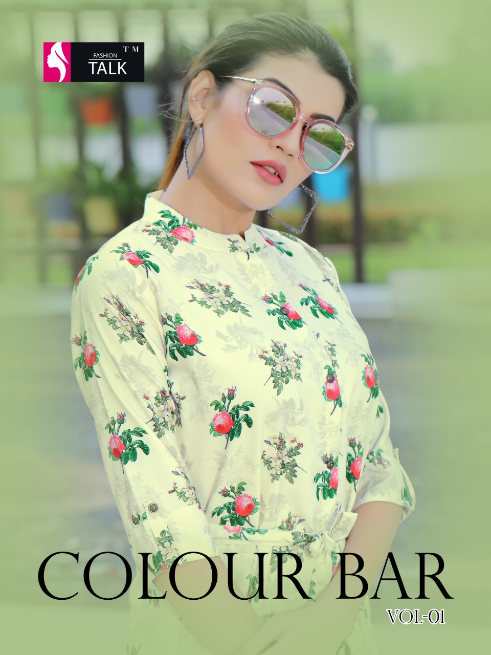 Ft By Colour Bar 1 Rayon Digital Printed Kurti