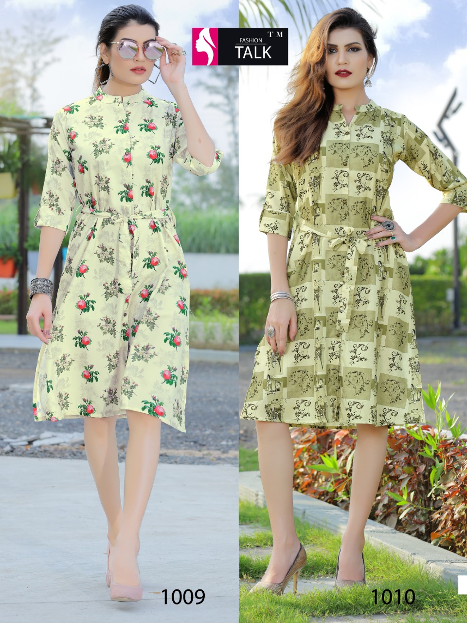 Ft By Colour Bar 1 Rayon Digital Printed Kurti