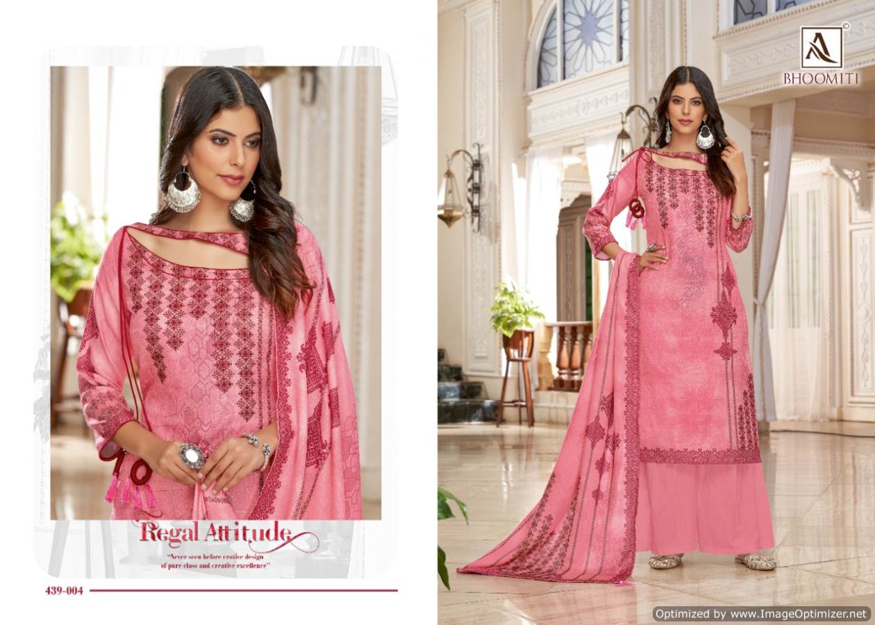 Alok By Bhoomiti Pure Pashmina Designer Dress Material