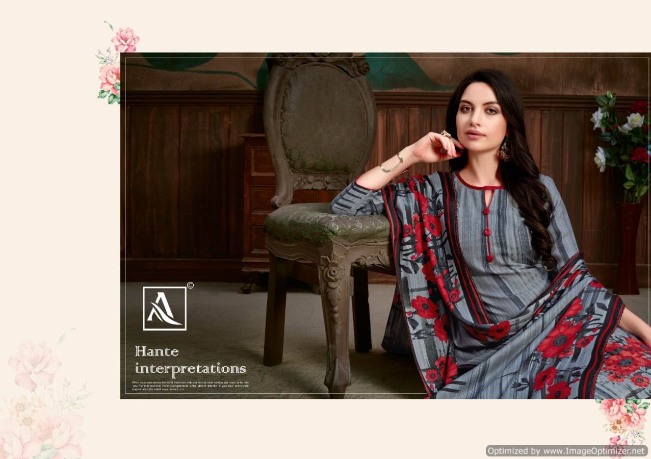 Alok By Manjula Vol 3 Pure Pashmina Designer Dress Material Catalogue